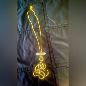 Alexis Bittar Gold Abstract Pendant Necklace